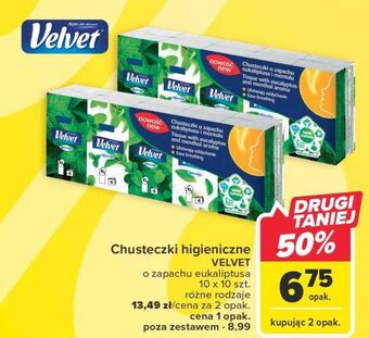 Carrefour Chusteczki higieniczne velvet oferta