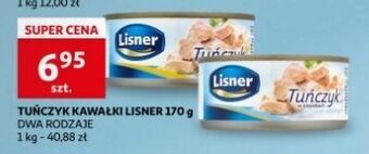 Auchan Tuńczyk w kawałkach oleju lisner oferta