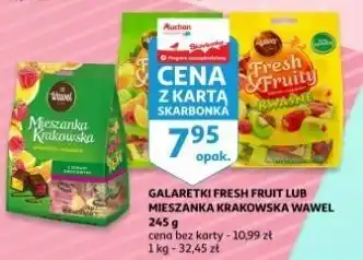 Auchan Galaretki kwaśne wawel fresh & fruity oferta