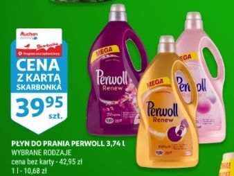 Auchan Płyn do prania perwoll renew repair oferta