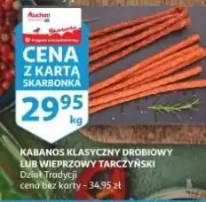 Auchan Kabanosy drobiowe tarczyński oferta
