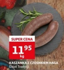 Auchan Kaszanka czosnkowa haga oferta