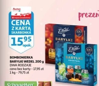 Auchan Bombonierka e. wedel baryłki coctail oferta