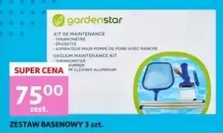 Auchan Zestaw do czyszczenia basenu garden star oferta