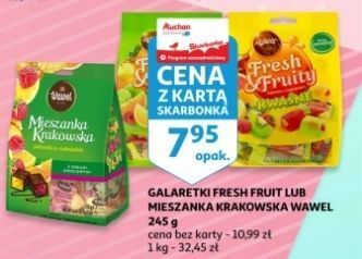 Auchan Galaretki wawel fresh & fruity oferta
