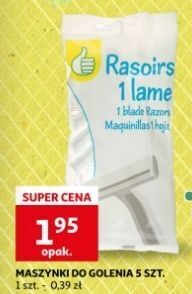 Auchan Maszynki do golenia podniesiony kciuk oferta