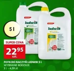 Auchan Płyn do mycia naczyń mietowy ludwik oferta