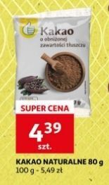 Auchan Kakao naturalne podniesiony kciuk oferta