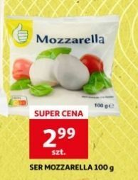 Auchan Mozzarella podniesiony kciuk oferta