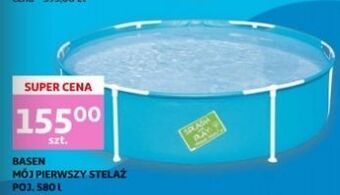 Auchan Basen stelażowy dziecięcy mój pierwszy basen oferta