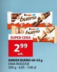 Auchan Baton kinder bueno white oferta