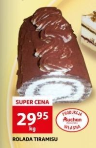 Auchan Rolada tiramisu auchan oferta