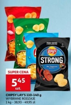 Auchan Chipsy zielona cebulka lay's oferta