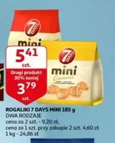 Auchan Mini rogaliki waniliowe 7 days roll oferta