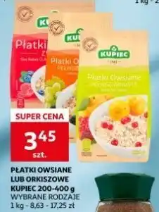 Auchan Płatki owsiane zwykłe kupiec oferta