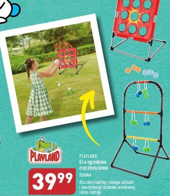 ALDI Gra ogrodowa playland oferta