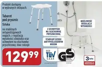 ALDI Taboret pod prysznic oferta
