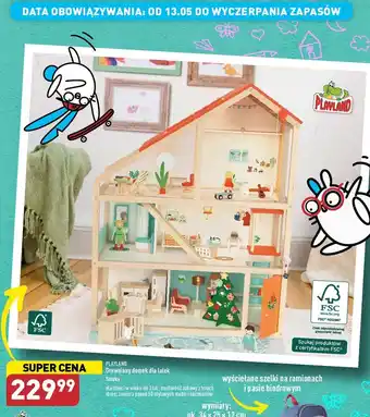 ALDI Domek dla lalek drewniany playland oferta