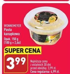 ALDI Pasta kanapkowa jajeczna ze szczypiorkiem wonnemeyer feinkost oferta