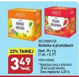 ALDI Herbatka malina-truskawka westminster oferta