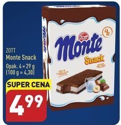ALDI Baton mleczny zott monte snack oferta