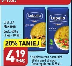 ALDI Makaron pióra lubella oferta