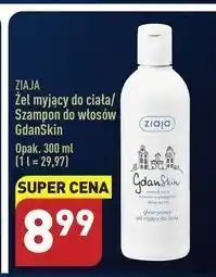 ALDI Morski szampon do włosów nawilżający ziaja gdanskin oferta