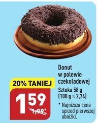 ALDI Donut w polewie czekoladowej oferta