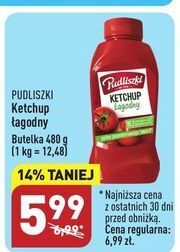 ALDI Ketchup łagodny pudliszki oferta