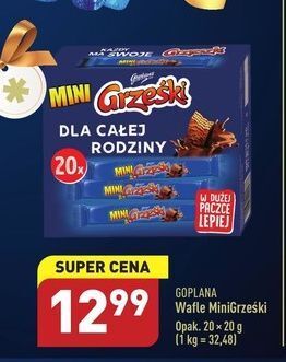 ALDI Wafelek kakaowy grześki mini oferta