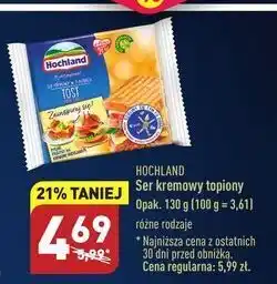 ALDI Ser topiony tost hochland oferta