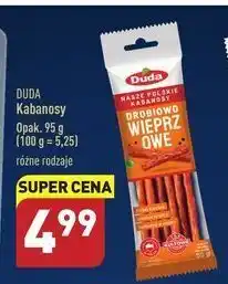 ALDI Kabanosy drobiowo-wieprzowe silesia duda oferta
