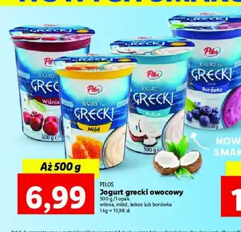 Lidl Jogurt grecki miód oferta