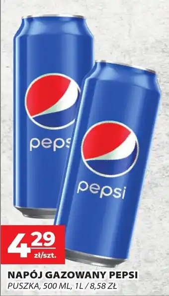 Top Market NAPÓJ GAZOWANY PEPSI PUSZKA, 500 ML, oferta