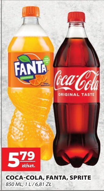 Top Market COCA-COLA, FANTA, SPRITE 850 ML, oferta