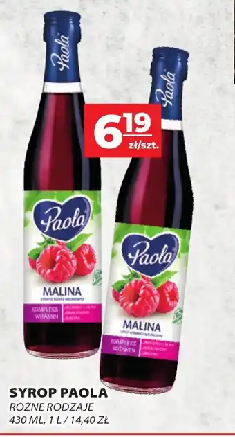 Top Market SYROP PAOLA 430ml oferta