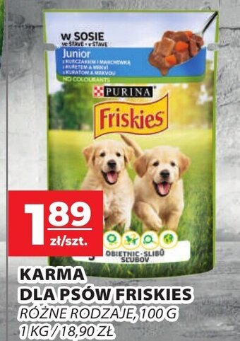 Top Market KARMA DLA PSÓW FRISKIES 100 G oferta