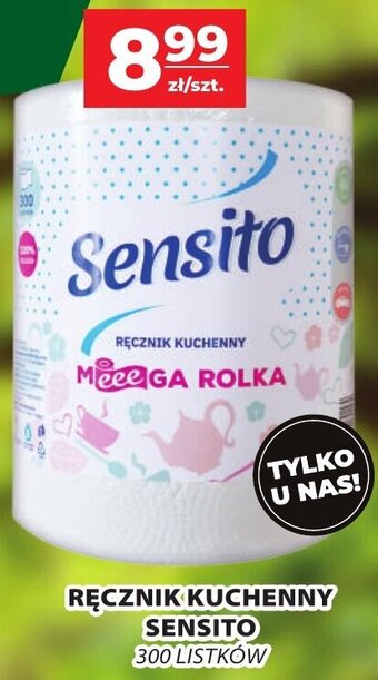 Top Market RĘCZNIK KUCHENNY SENSITO 300 LISTKÓW oferta