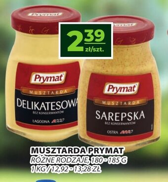 Top Market MUSZTARDA PRYMAT 180-185 G oferta