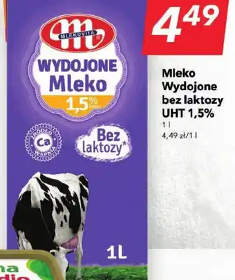 Lewiatan Mleko Wydojone bez laktozy UHT 1,5% 1L MLEKOVITA oferta