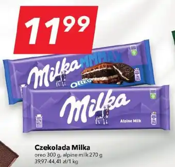 Lewiatan Czekolada Milka oreo 300 g, alpine milk 270 g oferta
