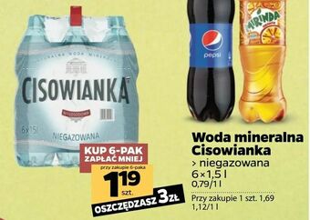 Netto Woda mineralna Cisowianka oferta