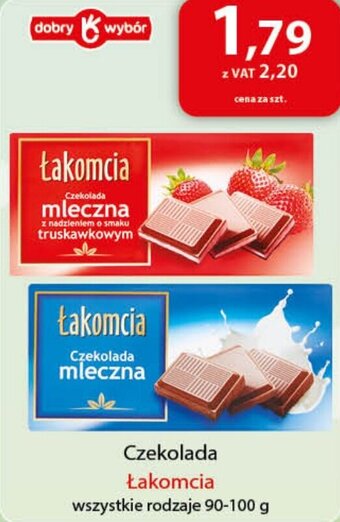 Eurocash Czekolada Łakomcia 90-100 g oferta