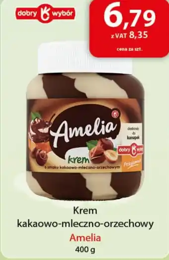 Eurocash Krem kakaowo-mleczno-orzechowy Amelia 400 g oferta