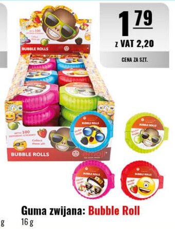 Eurocash Guma zwijana: Bubble Roll 16 g oferta