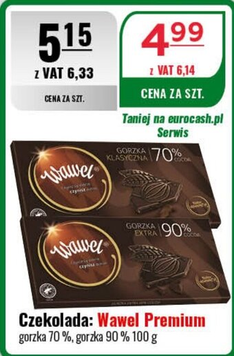 Eurocash Czekolada: Wawel Premium 100 g oferta