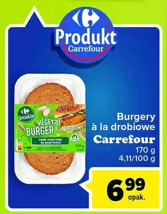 Carrefour Market Burger a la drobiowy oferta
