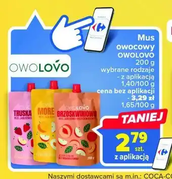 Carrefour Mus brzoskwiniowo oferta