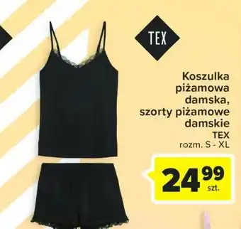 Carrefour Szorty piżamowe damskie rozm. s-xl oferta