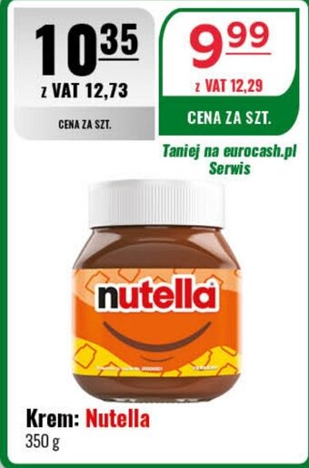 Eurocash Krem: Nutella 350 g oferta